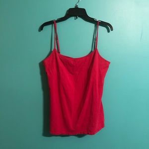 Pink Spaghetti Strap Top